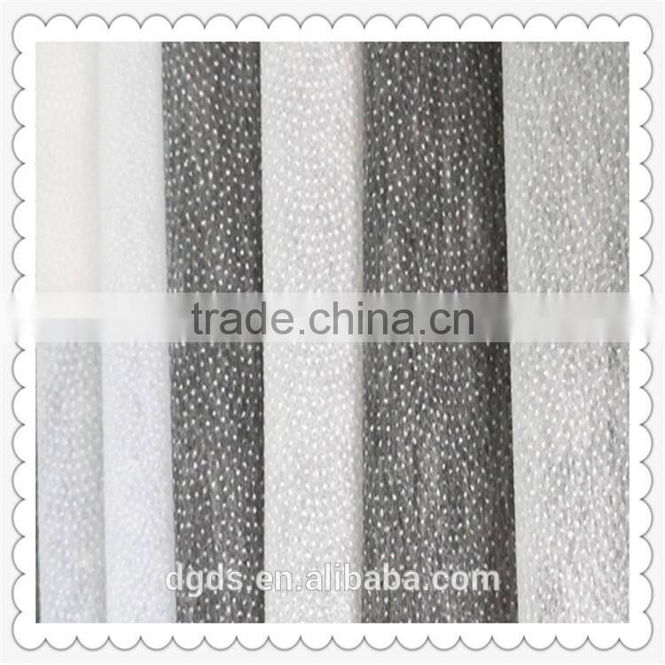 Collar embroidery backing paper nonwoven fabric double dot side interlining rolls 7035F garment