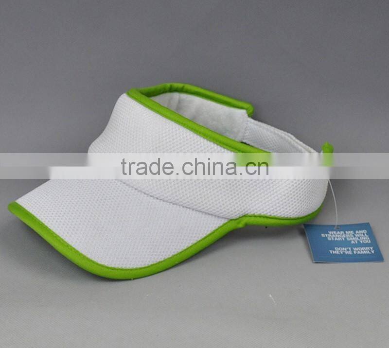 Elastic Band Visor Skull Cap Cheap UV Sun Visor Hats