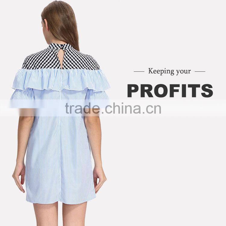 Cutwork machine embroidery dress designs for women