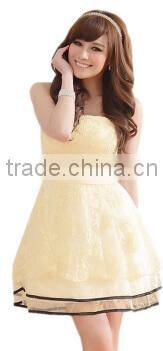 GZY charming mixed model lady fashion dress wholesale guangzhou 2017