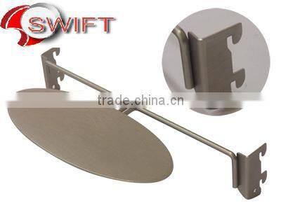 New slotted window display decorations shoe rack for boots cover