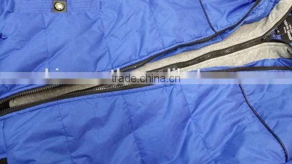 cheap padded double zipper jacket stock clothes wholesale