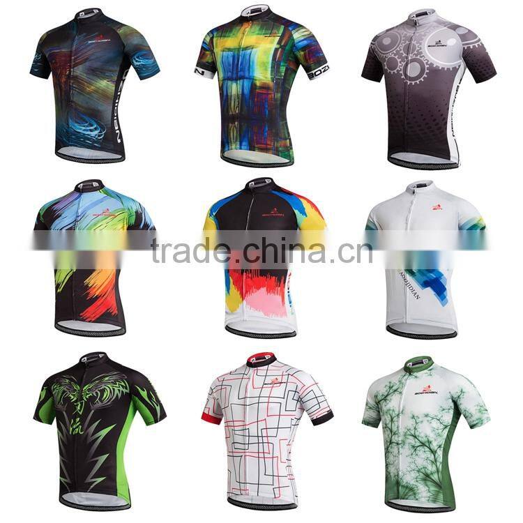 OEM 100%polyester sublimated cycle jersey custom Lightweight bike uniform italian fabric