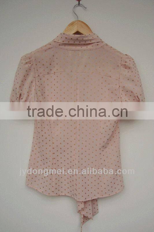 women elegant chiffon shirt long sleeve