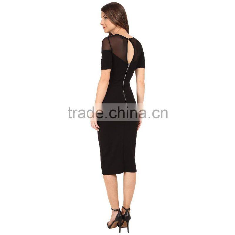 simple long dress black lace dress patterns party dress for fat women