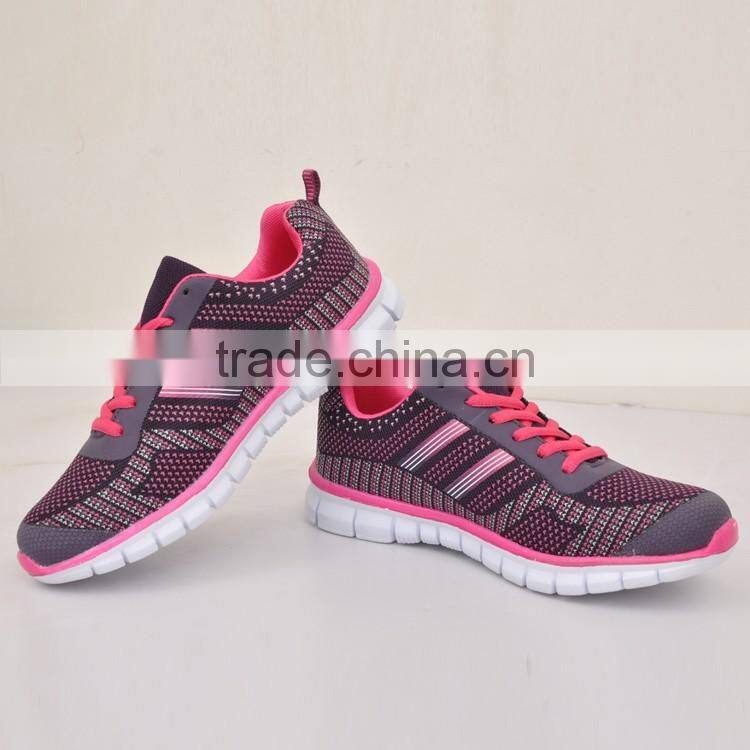 OEM high quality sports running shoes for ladies and men 2016