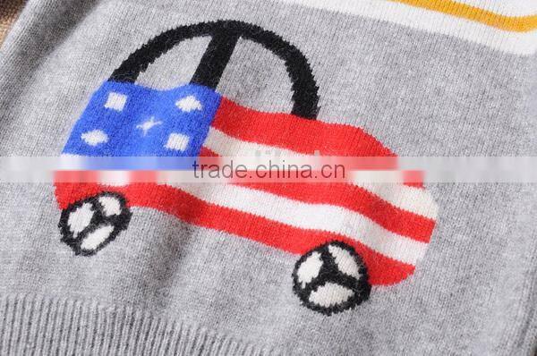 2015 New Design Baby Boys Knitting Wool Sweaters