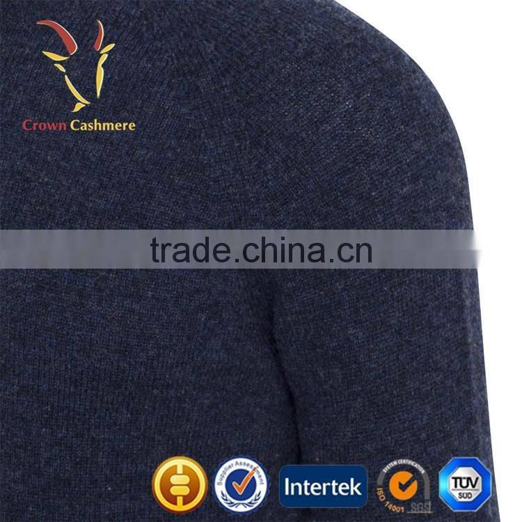 Men Custom Knit Pure Cashmere Wool Sweater