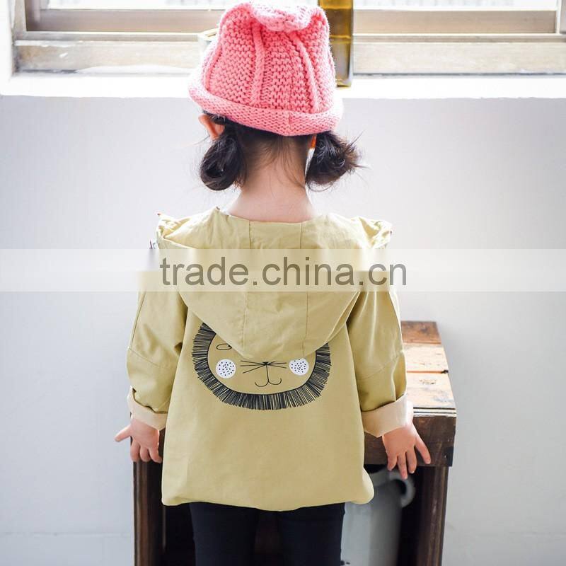 S16146A 2017 Spring Children Jackets Cute Printed Child Coat