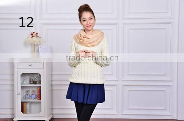 new design high quality 20color choice new solid acrylic material scarf women