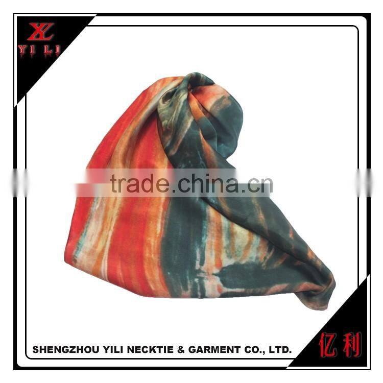 Famous picture of art <scream> digital printing silk scarf