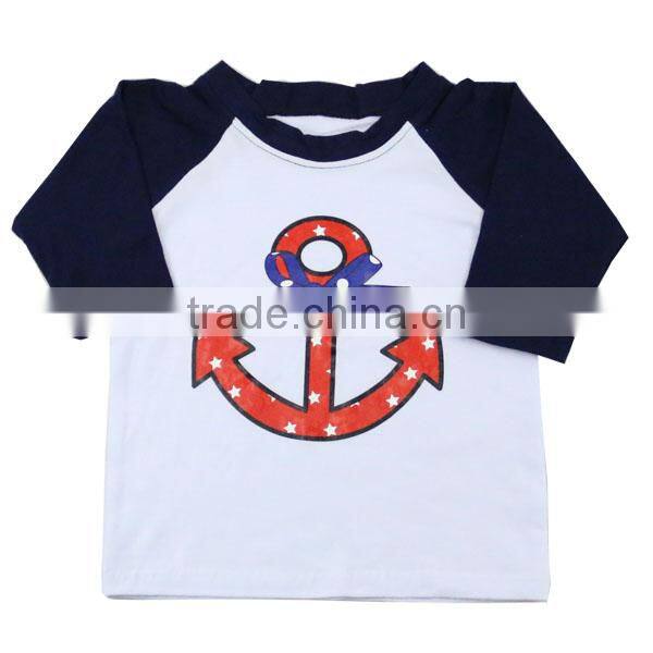 Wholesale Baby Boys Long Sleeve Maxi t-shirt pattern Print Kid t-shirt and full-size printing t-shirt