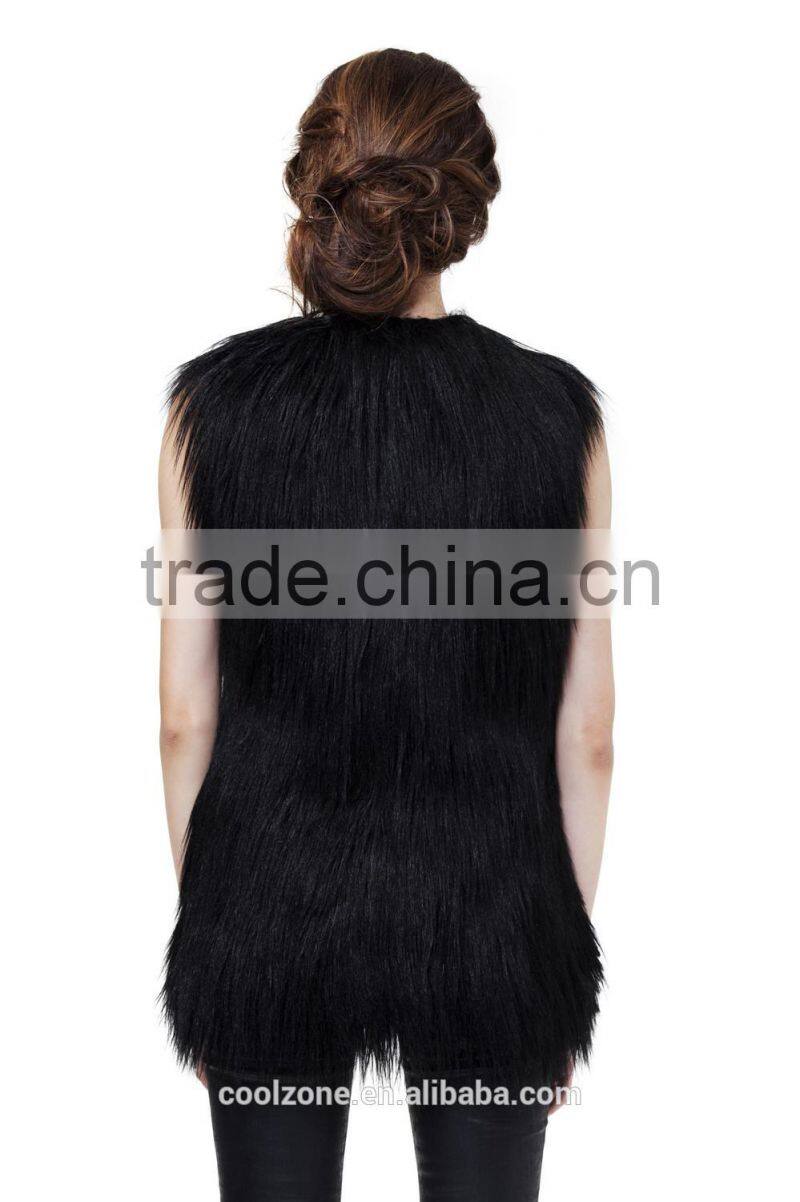 100% Faux fur gorgeous soft light vest