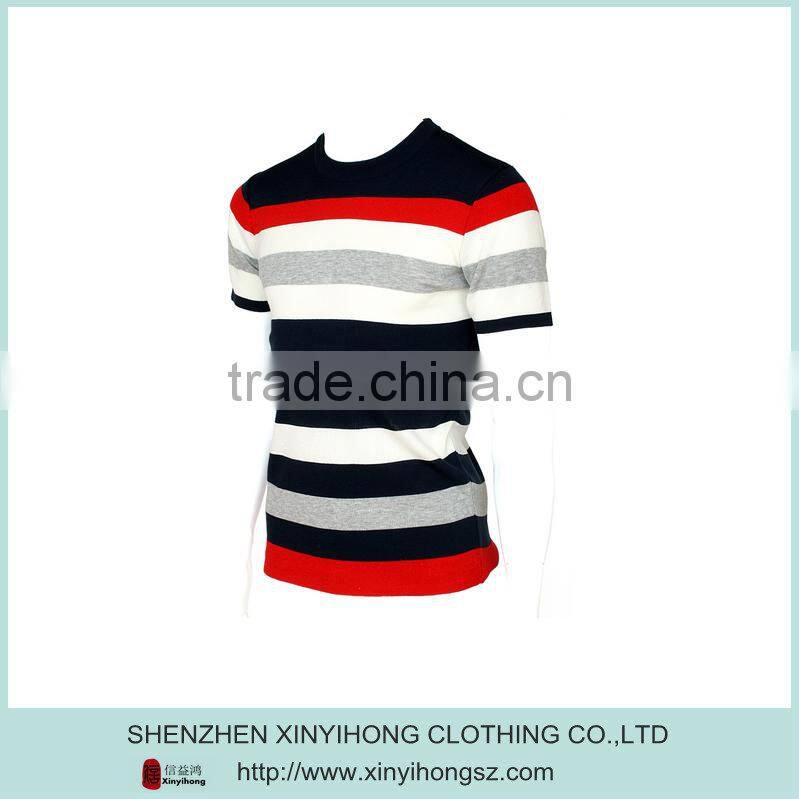 Hot Selling Striped Cotton Stretch Slim Fit Golf Fall Knitwear