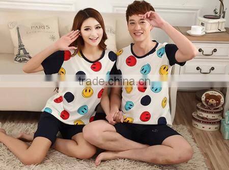 2015 wholesale sweet couples pajamas