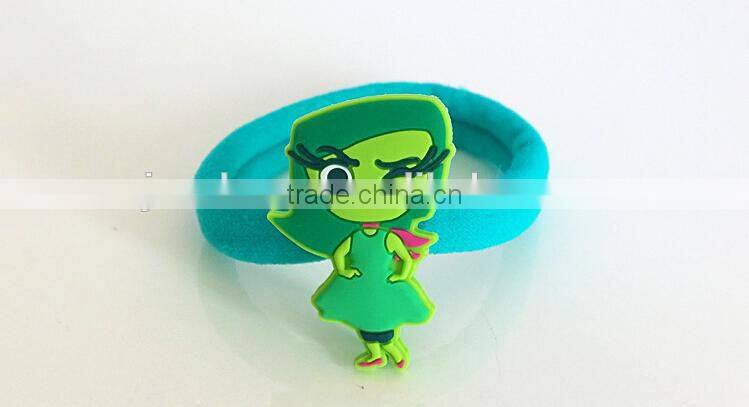 inside out cartoon characters decorative elastic hair tie for kids