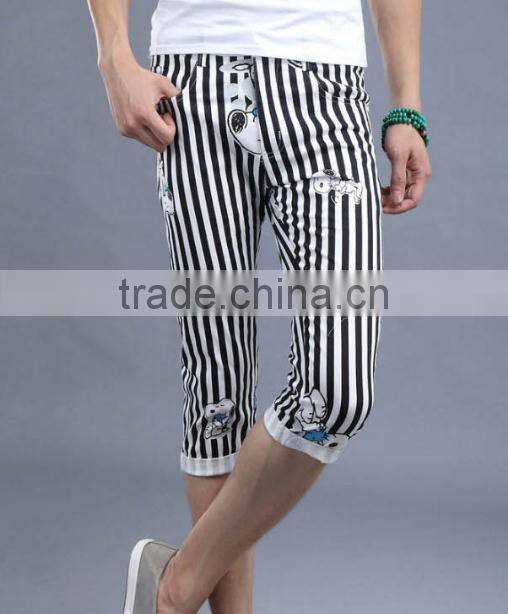 custom men short capri pants