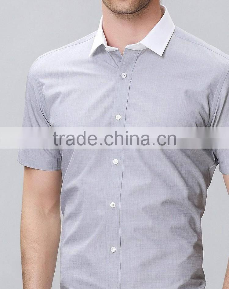 Stylish men t shirts collar contrast cheap fashion t shirts