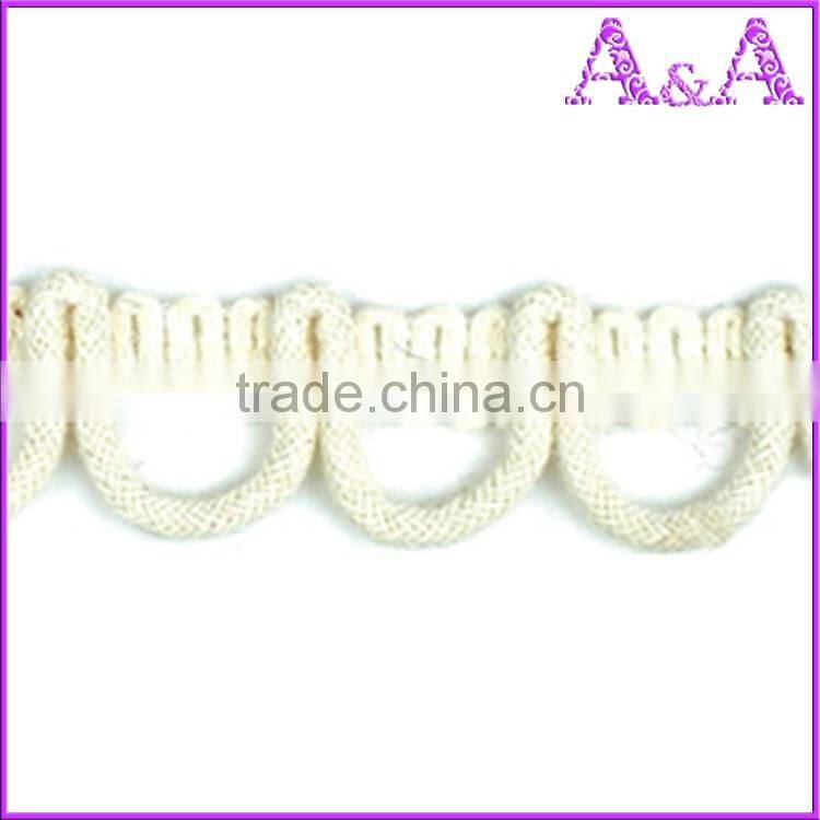 Wholesale for wedding decoration knitting lace trim