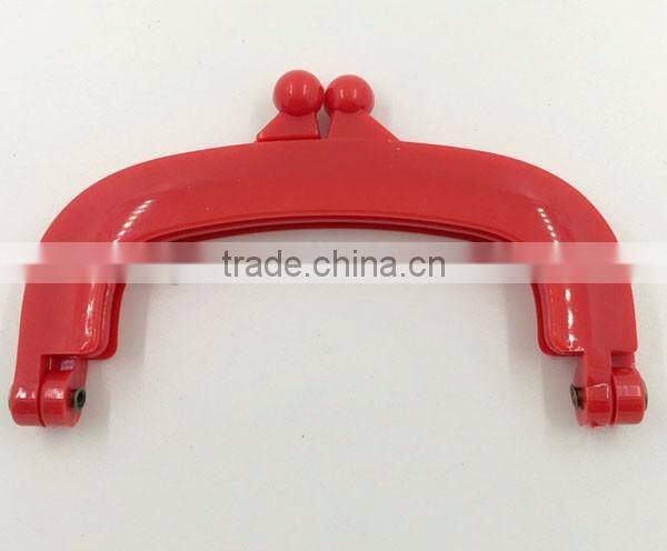 2016 new+ high quality bag accessory 10cm plastic purse frame