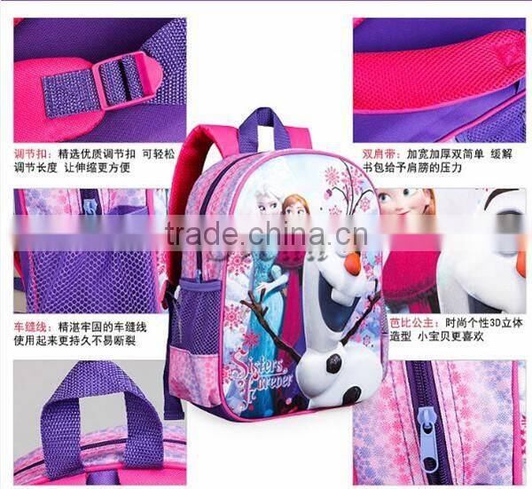 HOT Sale Frozen School Bag Children Backpack Elsa Anna Boy Girl Kids Gift