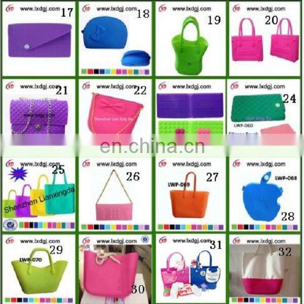 Fashion Ladies Purse Silicone shoulder Bag For Promotion