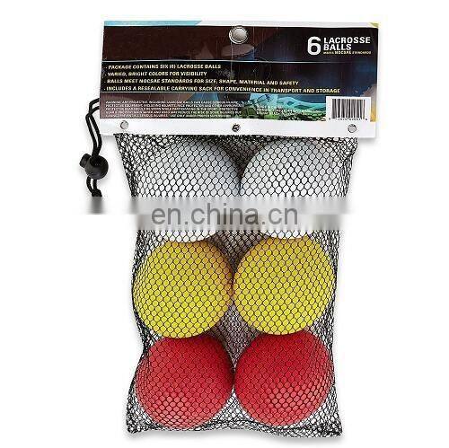 High Density Lacrosse Massage Ball Hockey Ball with Ncaa Sport Approved