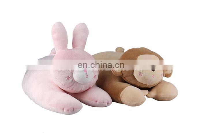 Custom designer decorative plush animal throw pillows