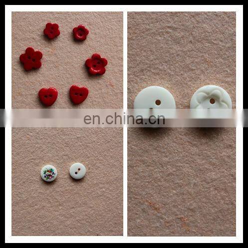 14mm Natural Flower Shape Wooden Coat Sewing Button /Brass Magnet Button For Leather Bags