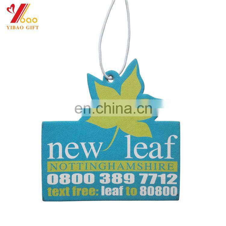 Latest hot sell good quality custom design paper car air freshener /home perfume/scent/fragrance
