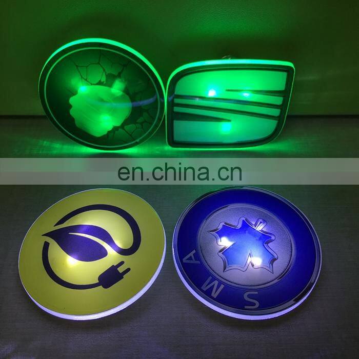 China Suppliers Hot Led Magnetic Glowing Magnetic Acrylic Name Badge