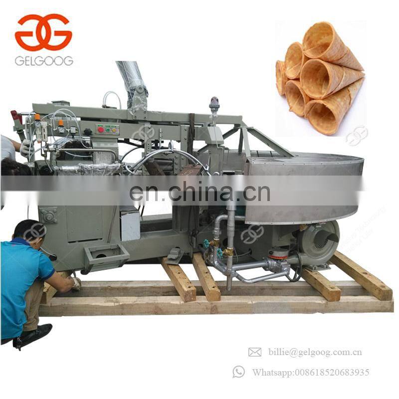 Automatic Industrial Ice Cream Snow Cone Processing Machine Production Line Sugar Cone Making Machinery