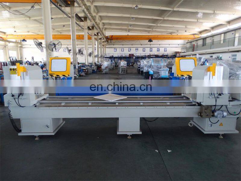 double head cutting saw for aluminum and upvc profile/window machine