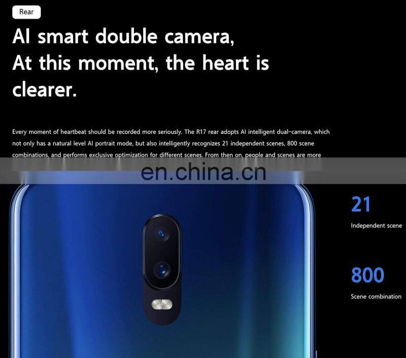 4G LTE Screen Fingerprint Mobile Phone 6.4" 8G RAM 128GB ROM Dual Rear Camera Android 8.1 2340x1080 AMOLED Screen face