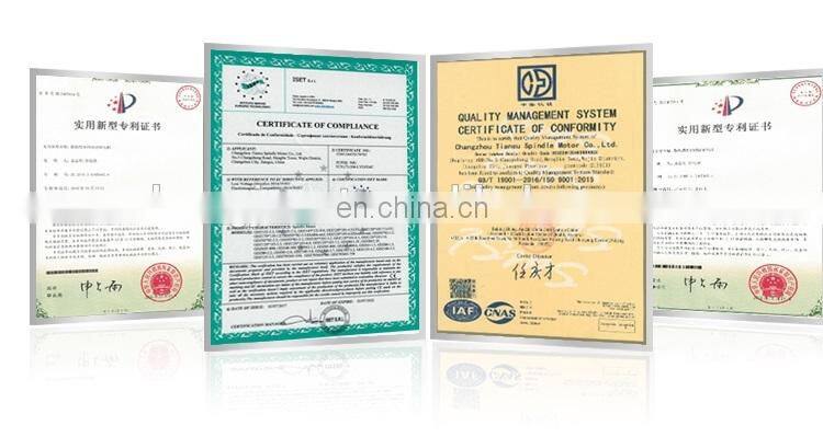 High quality 800W AC Spindle Motor Kits 0.8KW 4 Bearing Water Cooled Spindle + 1.5KW 220V Inverter + Pump+Pipe