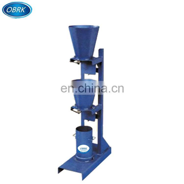 BS standard Flesh concrete mixer Standard compaction factor apparatus for self compacting testing