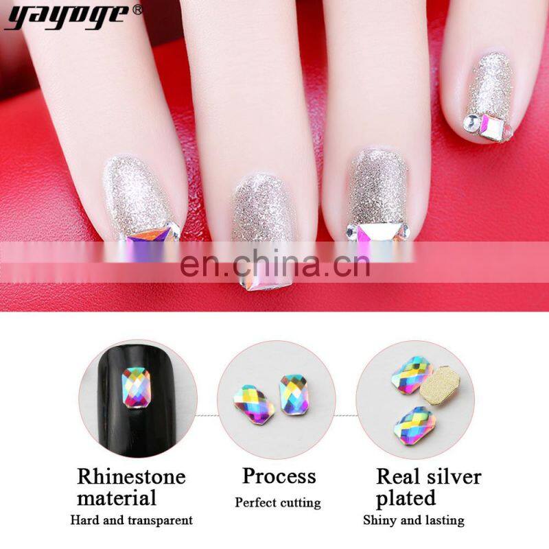Yayoge Diamond Deb Shape Nail Files Crystal Polish Bottles