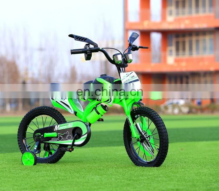 12 16 inch moto type baby bicycle for 2-8 years old children