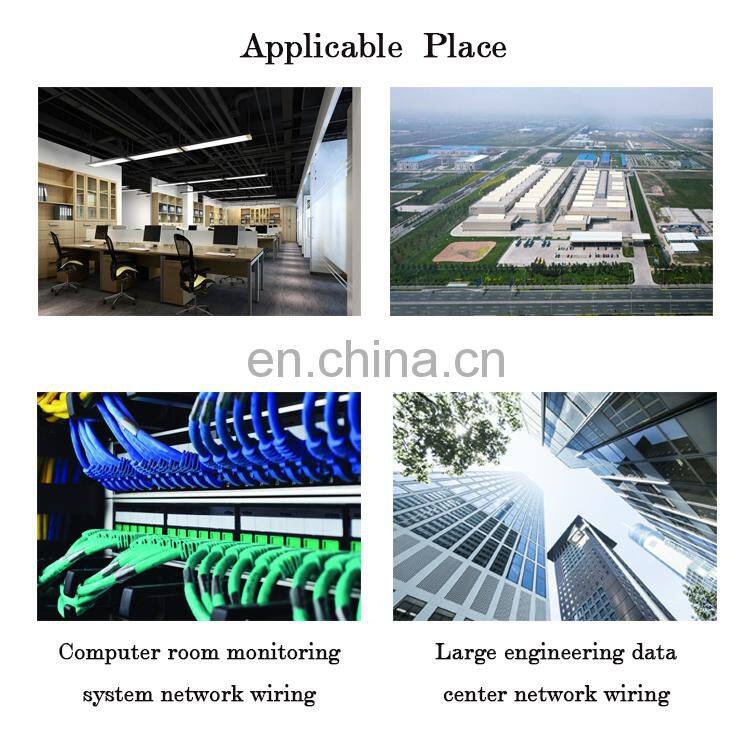network accessories 48 ports 1U12 cat5e cat6 cat6a 19inch patch panel