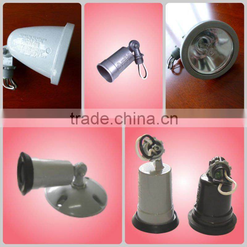 outdoor spotlight lamp holders,120V PAR 38 150W with outer gasket