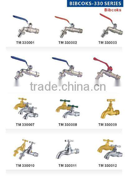 1/2" 3/4" 1" bibcock brass tap wall mounted made in Yuhuan