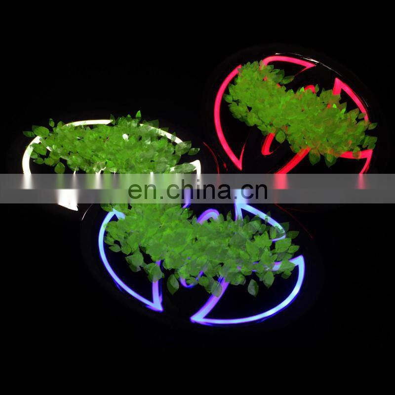 Illuminated LED Light front grille rear grille Car Badges Auto Emblems Logo