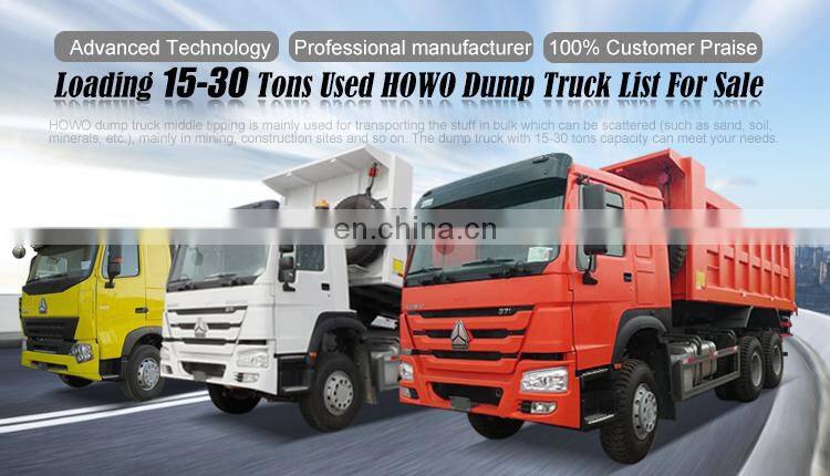 Wildly Used High Productivity Strong Power Howo Dump Trucks 4x2 Drive Wheel Dump Truck Prices In Stock