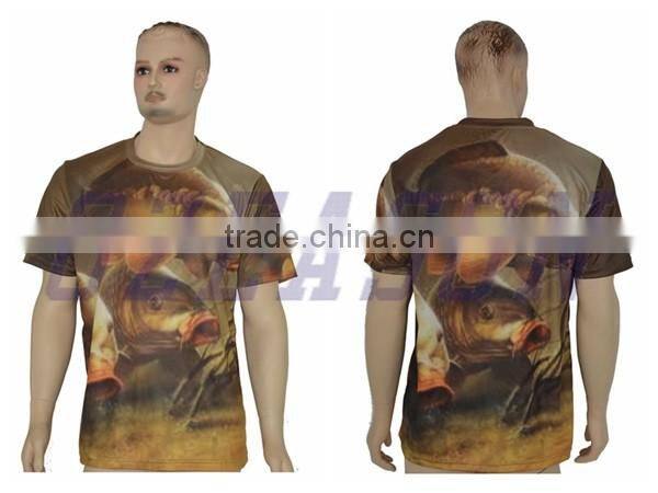 Wholesale custom high quality full sublimation men's t-shirt