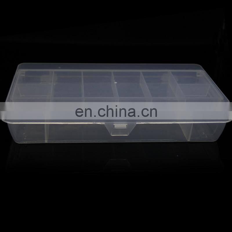 Adjustable Plastic Fishing Lure Hook Tackle Box Storage Case Portable Tackle Multifunctional Organizer two -double Fishing Boxes