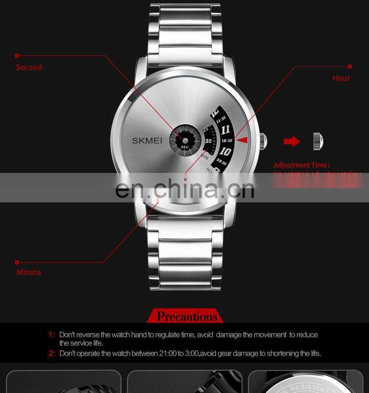 hot sale SKMEI 1260 men stainless steel watch digital relojes business watch