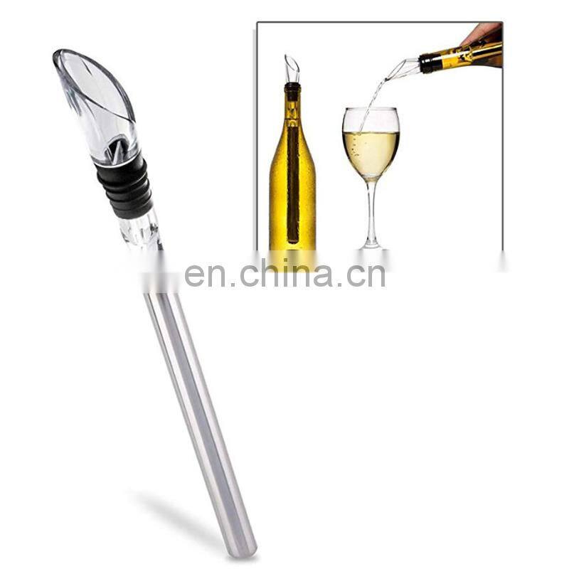 Reusable Wine Bottle Chiller Stick with Aerator