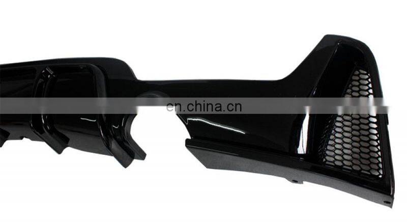 ABS material diffuser Dual tips rear bumper diffuser for BMW 4 series F32 F33 F36 M sport 2014-2019