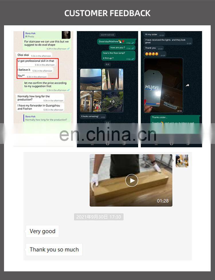 HUAYI Chinese Supplier Surface Mount Modern Iron Glass Hotel Corridor Kids Room Warm Lighting Led Ceiling Light