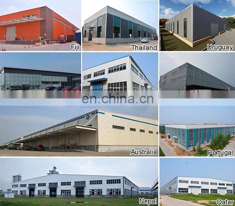 Industrial large span real estate prefabricated building galvanized steel structure workshop factory design for construction